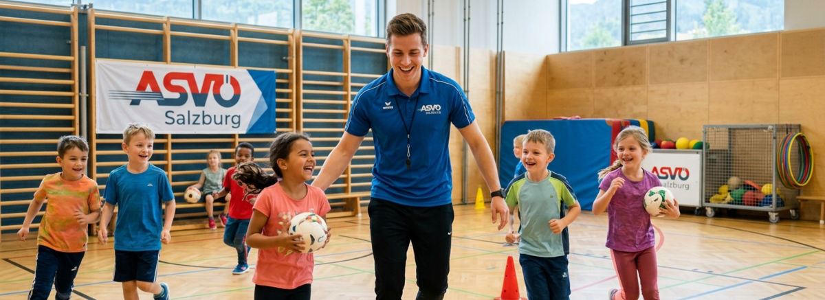 ASVÖ Trainer mit Kindern