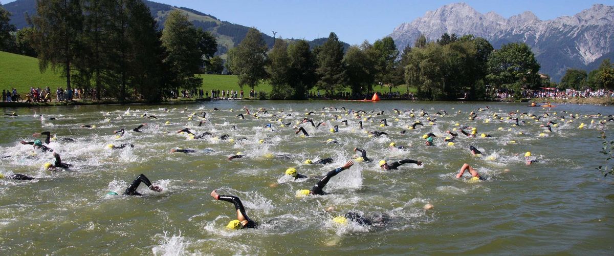 ASVÖ Salzburg Triathleten schwimmen
